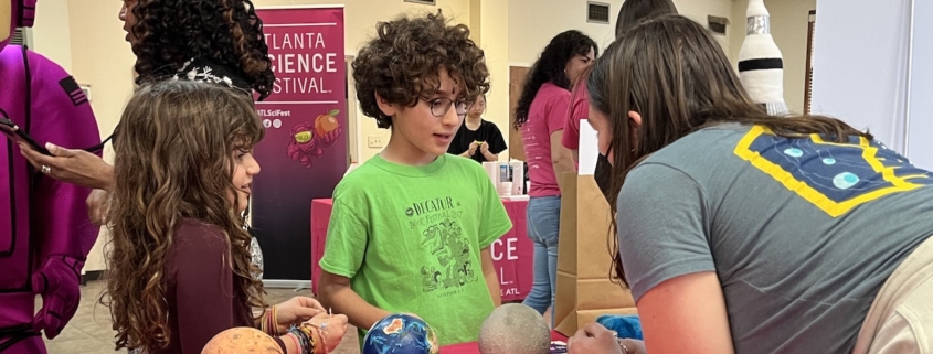 Kids enjoying Atlanta Science Festival